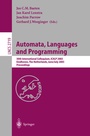 Cover: Automata, Languages and Programming - Springer