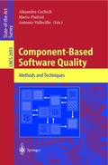 Cover: Component-Based Software Quality - Springer