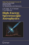 Cover: High-Energy Spectroscopic Astrophysics - Springer