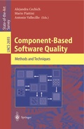 Cover: Component-Based Software Quality - Springer