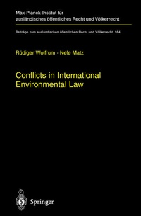 Bild: Conflicts in International Environmental Law - Springer