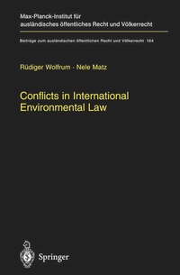 Abbildung von: Conflicts in International Environmental Law - Springer