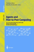 Cover: Agents and Peer-to-Peer Computing - Springer