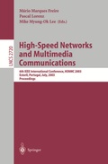 Cover: High-Speed Networks and Multimedia Communications - Springer