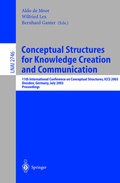 Cover: Conceptual Structures for Knowledge Creation and Communication - Springer
