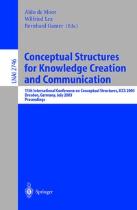 Enlarge image Cover: Conceptual Structures for Knowledge Creation and Communication - Springer