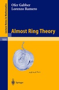 Cover: Almost Ring Theory - Springer