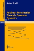 Cover: Adiabatic Perturbation Theory in Quantum Dynamics - Springer