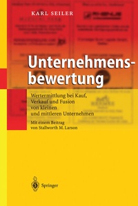 Abbildung von: Unternehmensbewertung - Springer