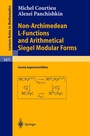 Cover: Non-Archimedean L-Functions and Arithmetical Siegel Modular Forms - Springer