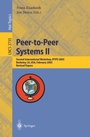 Cover: Peer-to-Peer Systems II - Springer
