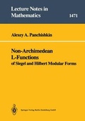 Cover: Non-Archimedean L-Functions - Springer