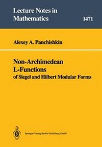 Abbildung von: Non-Archimedean L-Functions - Springer