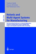 Cover: Holonic and Multi-Agent Systems for Manufacturing - Springer