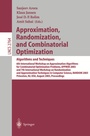 Cover: Approximation, Randomization, and Combinatorial Optimization. Algorithms and Techniques - Springer
