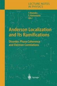 Enlarge image Cover: Anderson Localization and Its Ramifications - Springer