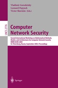 Cover: Computer Network Security - Springer