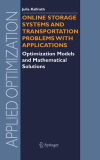 Enlarge image Cover: Online Storage Systems and Transportation Problems with Applications - Springer