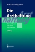 Cover: Die Arzthaftung - Springer