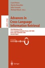 Cover: Advances in Cross-Language Information Retrieval - Springer