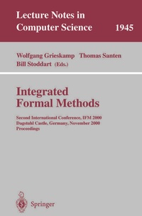 Enlarge image Cover: Integrated Formal Methods - Springer