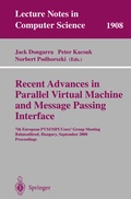 Cover: Recent Advances in Parallel Virtual Machine and Message Passing Interface - Springer