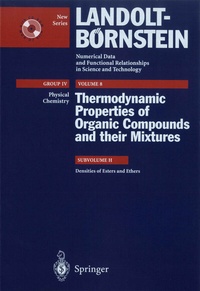 Abbildung von: Densities of Esters and Ethers - Springer