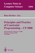 Cover: Principles and Practice of Constraint Programming - CP 2000 - Springer