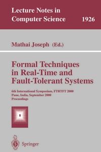 Enlarge image Cover: Formal Techniques in Real-Time and Fault-Tolerant Systems - Springer