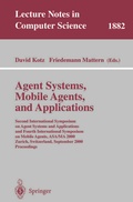 Cover: Agent Systems, Mobile Agents, and Applications - Springer