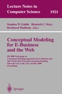 Cover: Conceptual Modeling for E-Business and the Web - Springer