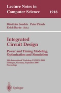 Cover: Integrated Circuit Design: Power and Timing Modeling, Optimization and Simulation - Springer
