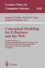 Cover: Conceptual Modeling for E-Business and the Web - Springer