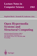 Cover: Open Hypermedia Systems and Structural Computing - Springer