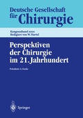 Cover: Perspektiven der Chirurgie im 21. Jahrhundert - Springer