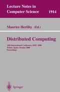 Cover: Distributed Computing - Springer