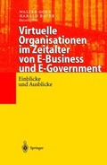 Cover: Virtuelle Organisationen im Zeitalter von E-Business und E-Government - Springer