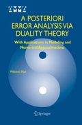 Cover: A Posteriori Error Analysis Via Duality Theory - Springer