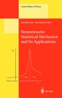 Cover: Nonextensive Statistical Mechanics and Its Applications - Springer