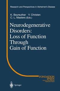 Enlarge image Cover: Neurodegenerative Disorders: Loss of Function Through Gain of Function - Springer