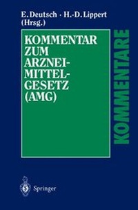 Abbildung von: Kommentar zum Arzneimittelgesetz (AMG) - Springer