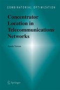 Cover: Concentrator Location in Telecommunications Networks - Birkhauser Boston Inc