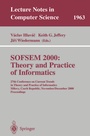 Cover: SOFSEM 2000: Theory and Practice of Informatics - Springer