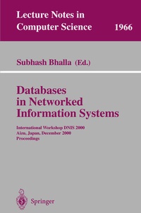 Enlarge image Cover: Databases in Networked Information Systems - Springer