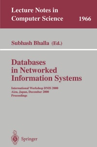 Enlarge image Cover: Databases in Networked Information Systems - Springer