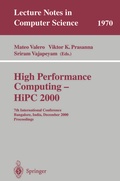 Cover: High Performance Computing - HiPC 2000 - Springer