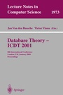 Cover: Database Theory - ICDT 2001 - Springer