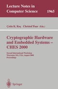 Cover: Cryptographic Hardware and Embedded Systems - CHES 2000 - Springer
