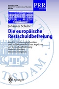 Cover: Die europ&auml;ische Restschuldbefreiung - Springer