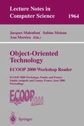 Cover: Object-Oriented Technology: ECOOP 2000 Workshop Reader - Springer